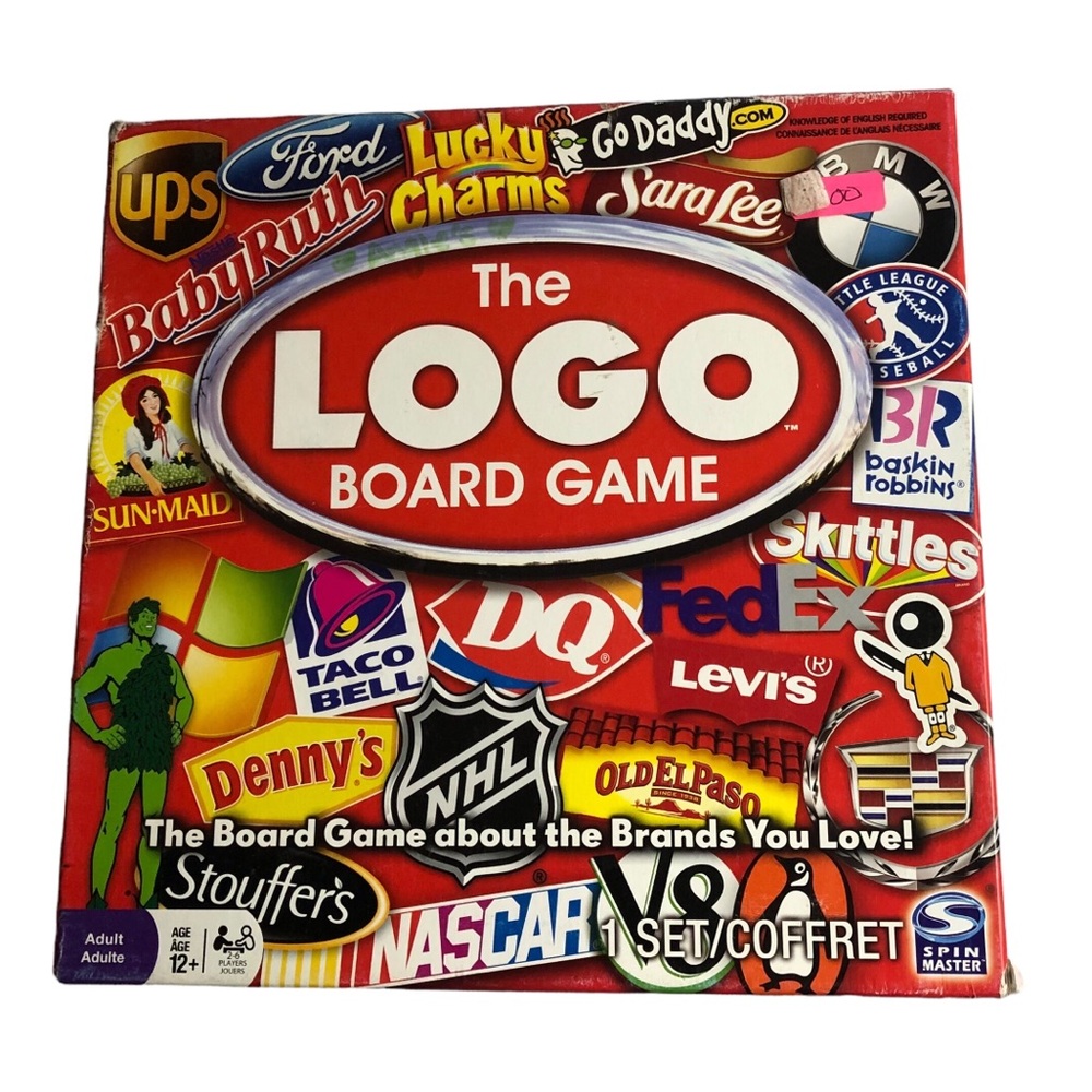 BOARD GAME - Spin Master The Logo Board Game For Two To Six Players.